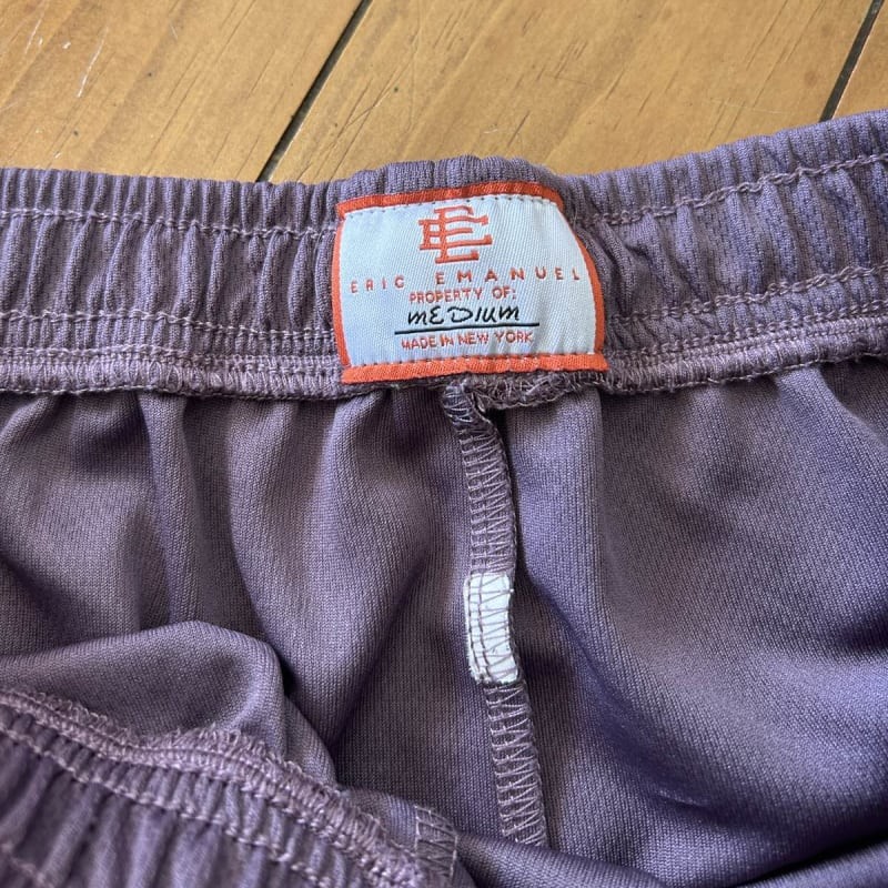 Eric Emanuel EE Basic Mesh Shorts Purple Yellow G… - image 3