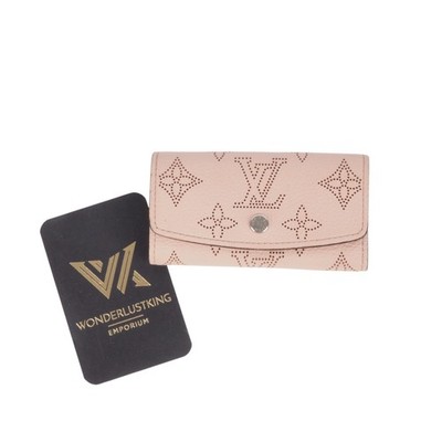 LOUIS VUITTON M64056 Keypouch Mahina Magnolia Schlüsseletui Leder Luxus Designer