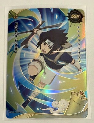 Naruto Series 1 Heaven's Scroll NRSA01-SSR-023L3 Sasuke Uchiha 