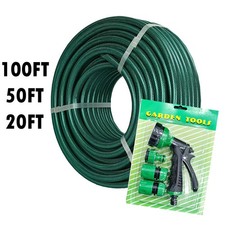 20-100 FT Long Retractable Garden Hose Pipe With Spray Gun