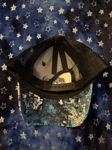 Bass Pro Shop Club Hat Cap Snap Adjustable Trucker True Timber Rift Blue - Foto 2 di 4