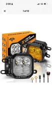 Auxbeam Color Play 3 Combo LED Pod Lights Off...