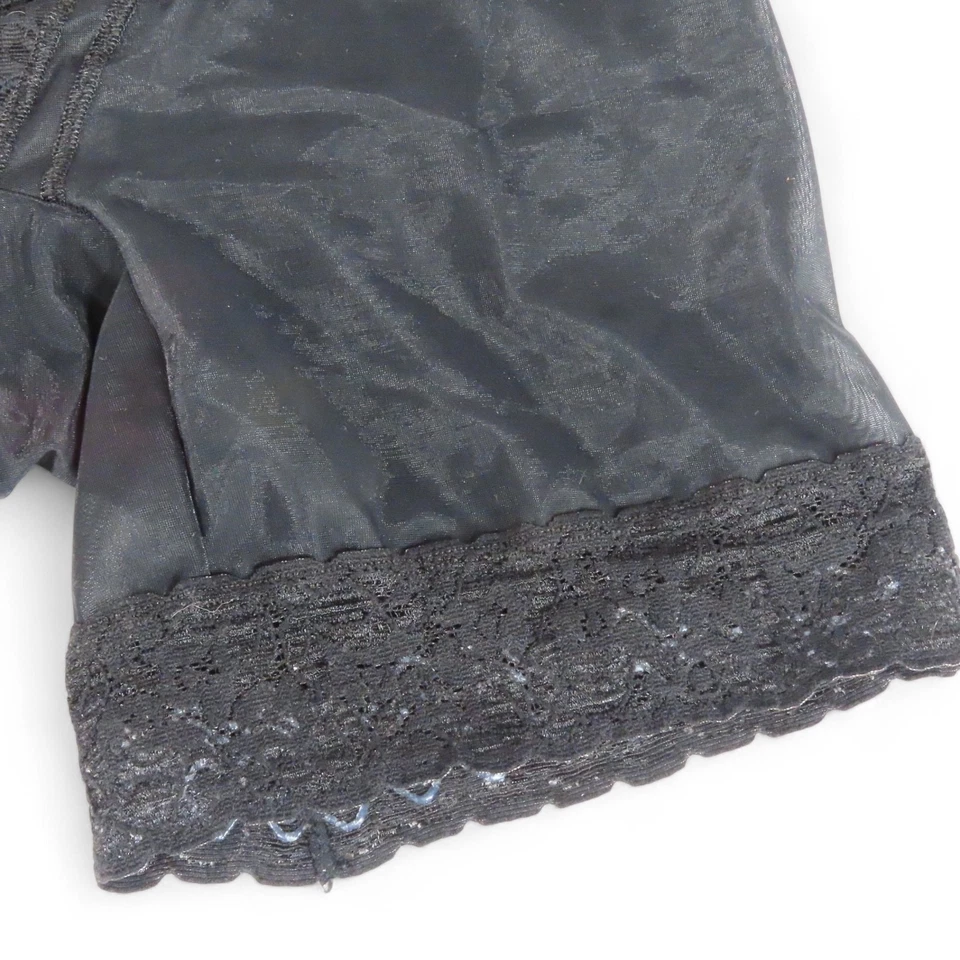 CALCINHA CINTURA PERNA LONGA BALI antiga renda frente e perna MALHA TOTALMENTE TRANSPARENTE 8353 tamanho G - Imagem 2 de 4