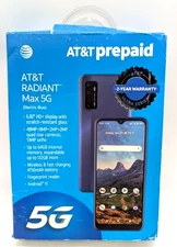 *WRINKLED BOX* AT&T Prepaid Radiant Max 5G (64GB) - Blue