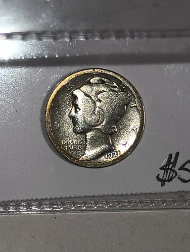 1921-P Mercury Dime Semi Key Date Very Scarce