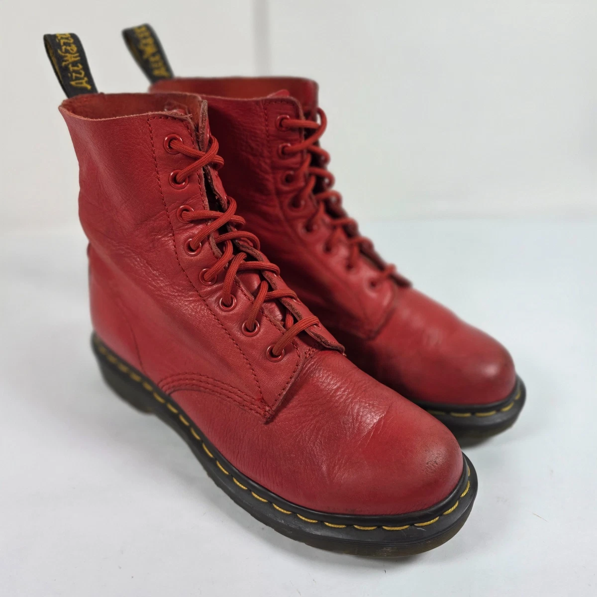 Dr. Martens Pascal Red Boots for Women for sale - eBay display picture 1