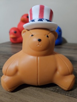 Sunny Days Squishy Patriotic Bear Viral Squishy New With Tags   