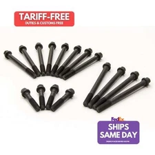 Manley 42322, Kit Natural Steel Bbc Head Bolts (1 Head) Merlin Performance Parts