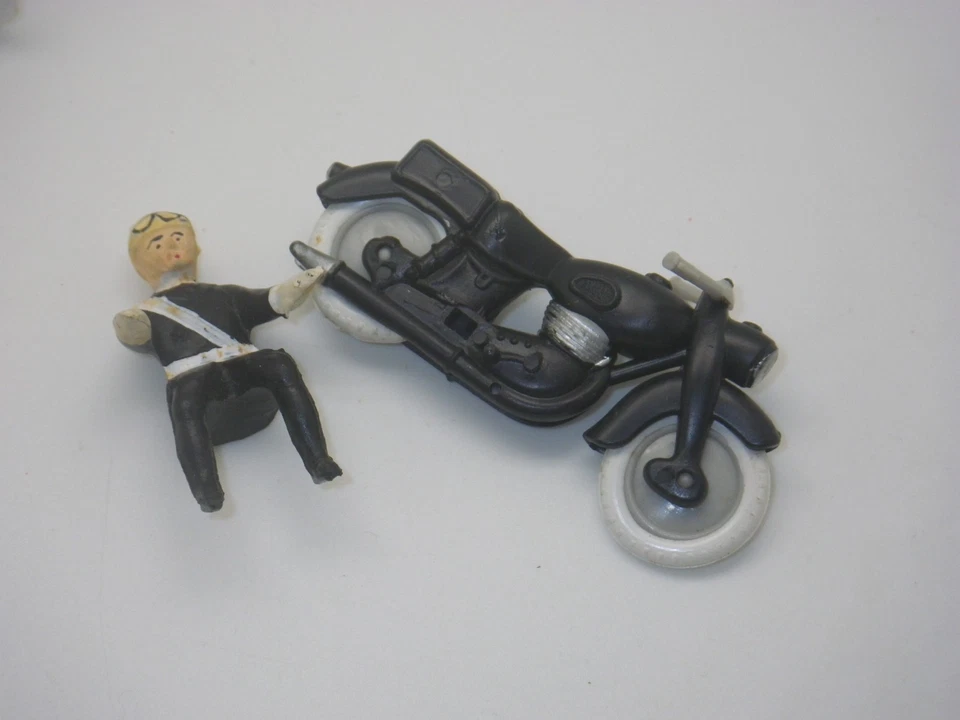 Police de la route - Motards Gendarmes Side-car - Minialuxe - 60's - Photo 2/4
