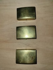 Brass belt buckle vintage Military 