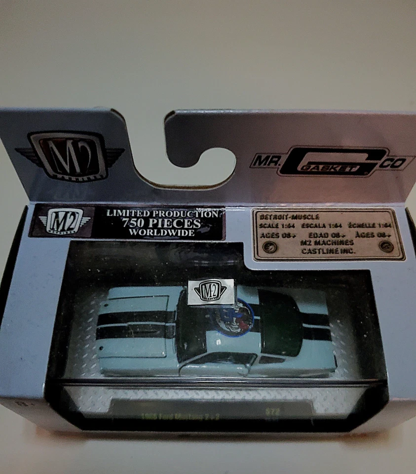 M2 Machines Special Edition O'Reilly Зеленые Колеса 1966 Ford Mustang  - Изображение 3 из 4