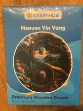 CRAFTHUB Heavenly Yin Yang Wooden Jigsaw Puzzle - Large/A3 New  Sealed