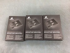 3x Open Box Corsair Dual SSD Mounting Bracket in Black, Model: CSSD-BRKT2 A172 