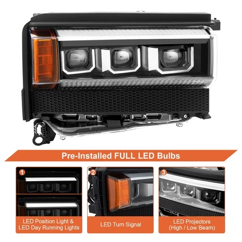 Conjunto de par de faros LED con DRL RH+LH para Land Cruiser Prado LC250 2024-2025 - Imagen 2 de 18