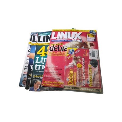 LINUX FORMAT MAGAZINE - Lot Of 4 2005-08 With 3 Discs 