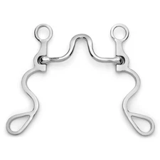 Showman Long S Shank Bit w/ U Flat Tongue Relief