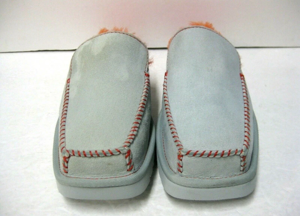 ZAPATOS MUJER UGG X ECKHAUS LATTA BLOCK SLIDE GRIS CIELO EE. UU. 9/UK 7/EU 40 Foto 2 de 4