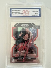 Brock Lesnar Signed 2022 Panini WWE  FSG Authentic Auto 10