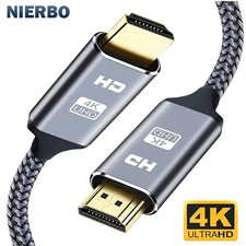 HDMI 2.0 Cable 4K 60hz UHD Video Cable Compaible For HDTV PS4 PS5 Xbox - 3/10ft
