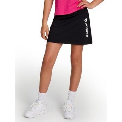 Reebok Girls Athletic Performance Pro Skort, Black, XS, Sm & XL