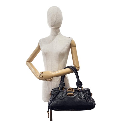 Borsa a tracolla CHLOÉ Paddington in pelle nera - Foto 5 di 22