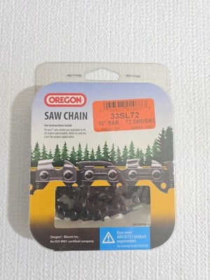 33SL072G CHAINSAW CHAIN 18'' .325'' .050'' 72DL NEW, SEALED OREGON