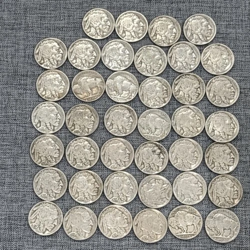 Roll Of (40) 1934 D Buffalo Nickels all are Good Or Better