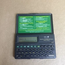 Seiko SII Instruments Spanish English Dictionary Deluxe Edition TR 2700