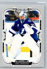 2025-26 O-Pee-Chee #136 Jonas Johansson Tampa Bay Lightning