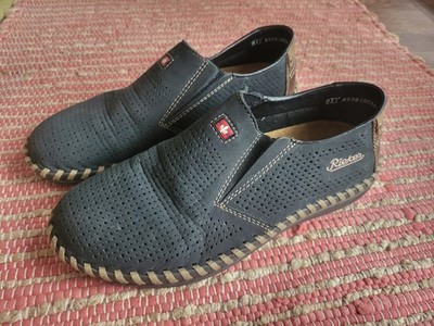 Rieker SNEAKERS Herren 41 Leder Extra Weit Neuwertig