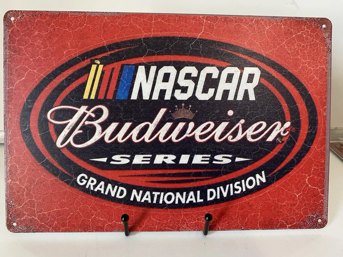 Budweiser Nascar Sign In Collectible Budweiser Signs & Tins for