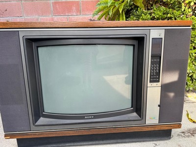 Vintage POLTERGEIST MOVIE Television Sony Trinitron KV-2645RS - Console TV -