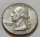 1963 D Washington Quarter 90% Silver       (X42)