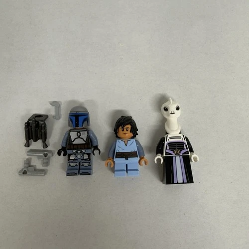 LEGO Star Wars Jango Fett's Starship 75433 Minifigures. Jango, Boba, Lama Su
