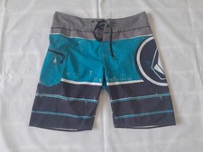 Volcom Board Shorts Size 32 Zip Pocket Surf Swim Surfing
