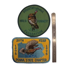 Pennsylvania NWTF Patches,  20 Year Anniversary Patches, National Wild Turkey...