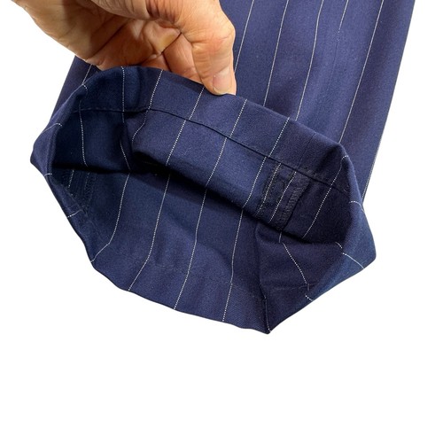 Ralph Lauren Purple Label Anzughose Wolle Kaschmir flach verstellbarer Bund 34-36W - Bild 13 von 24