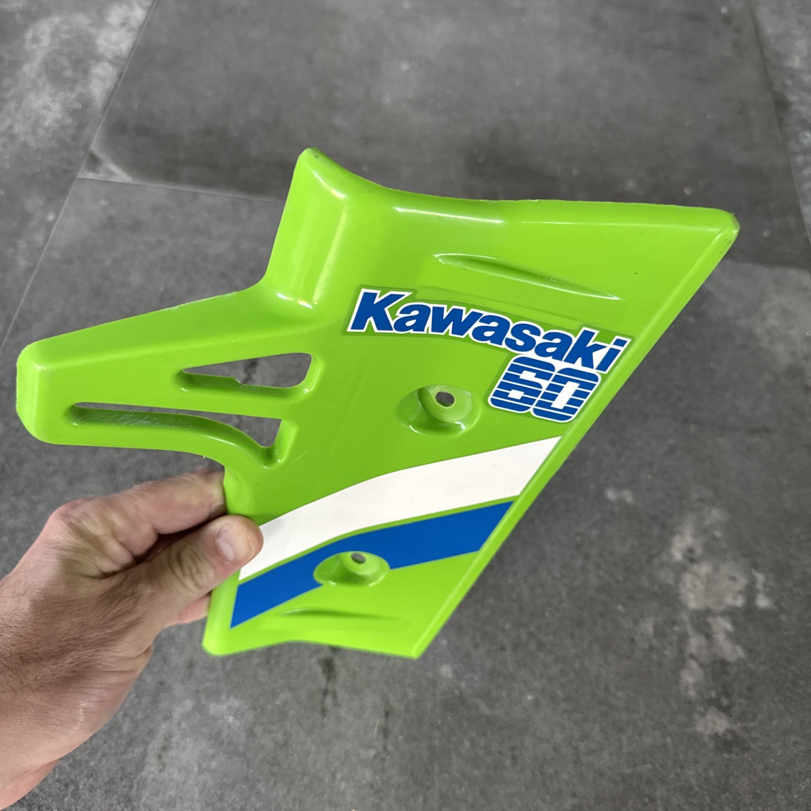 Kawasaki 1987 KX60 NOS OEM Radiator Shroud / Shroud / Vintage Mini / #49089-1056