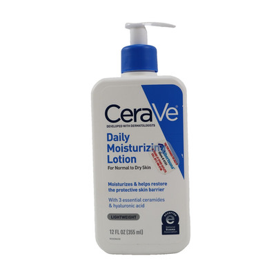 CeraVe Daily Moisturizing Lotion with Hyaluronic Acid, 12 oz