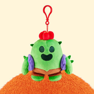 Brawl Stars Official Spike Bag Hanger Plush Keychain 13cm 5'' Genuine Classic NWT