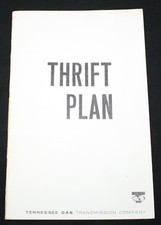 1963 Tennessee Gas Transmission Company Thrift Plan Booklet