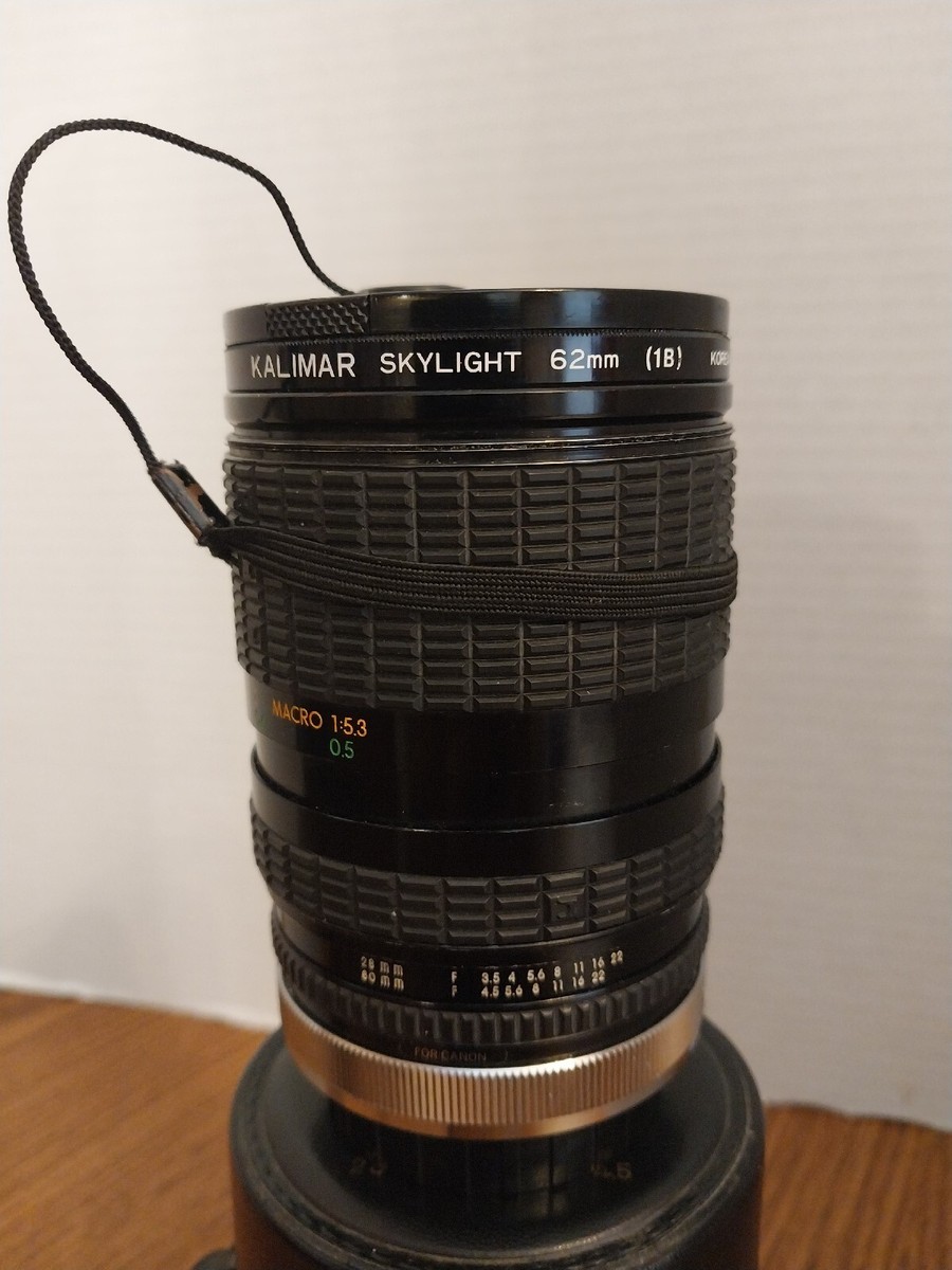 Sigma Zoom 28-80mm f/3.5-4.5 Multi Coated Zoom Lens Canon FD Sigma Zoom 28-80mm f/3.5-4.5 Multi Coated Zoom Lens Canon FD