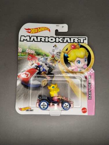Hot Wheels Mario Kart - BABY PEACH (Pipe Frame) Diecast Car 2023 - 第 1/5 張圖片