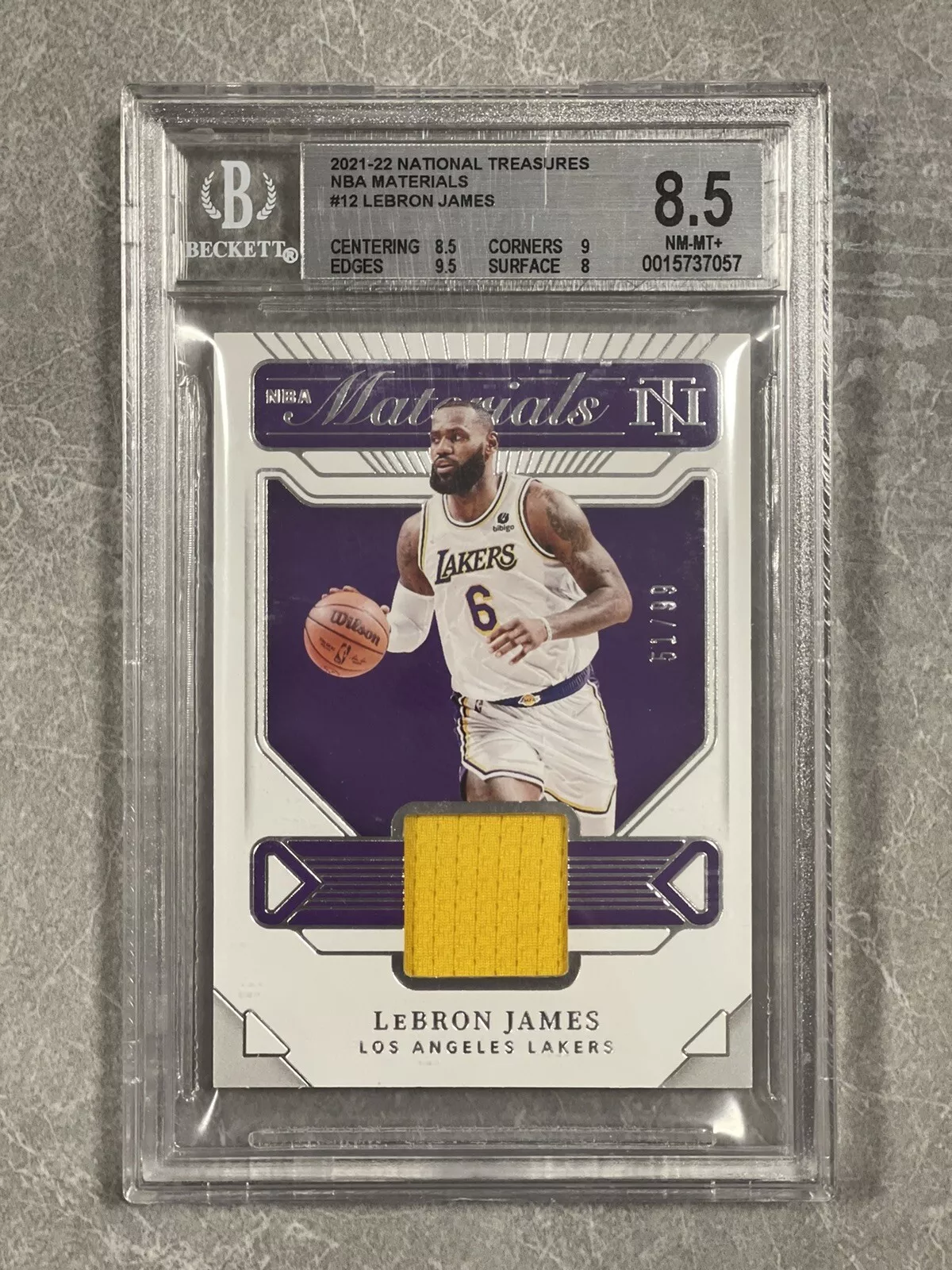 Lebron James trading card