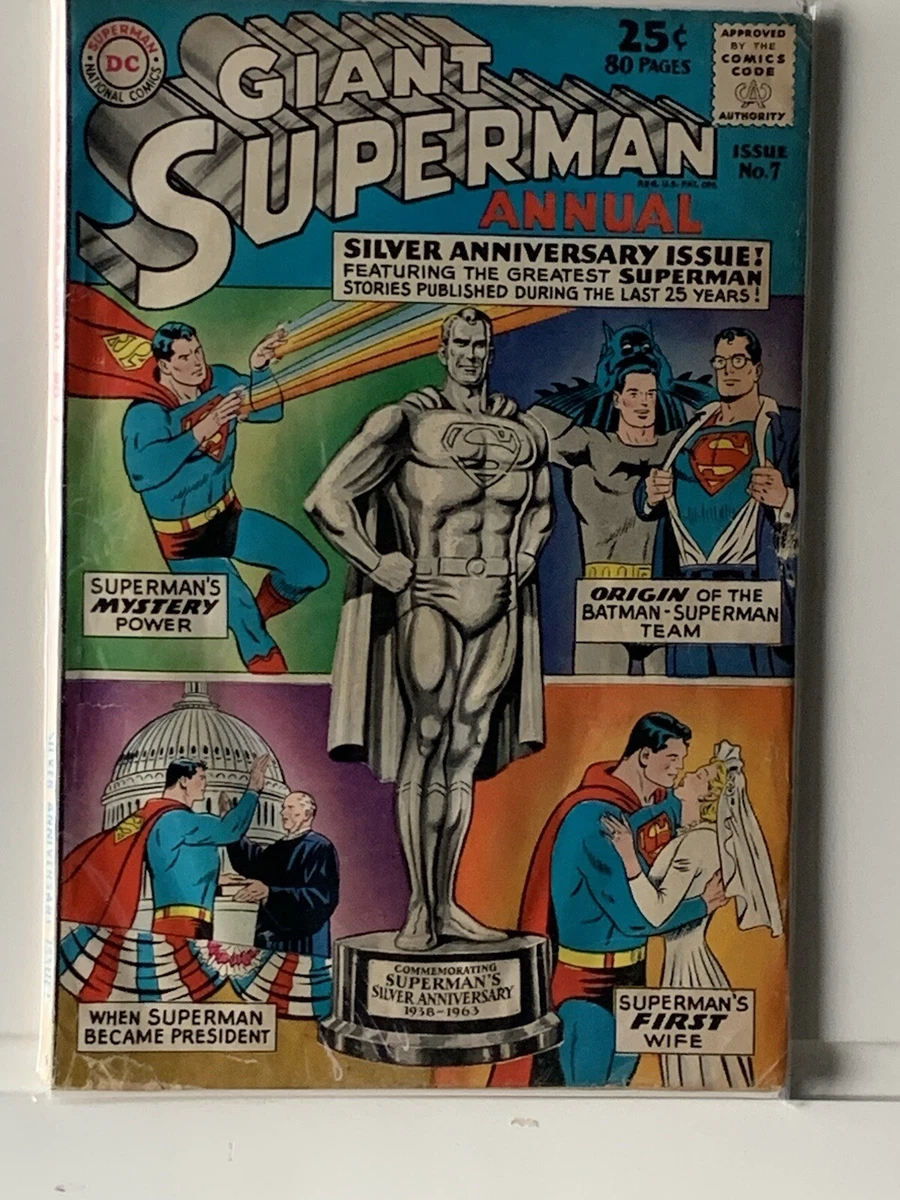 Superman Annual #7 VG- 1963 DC Comics When Superman Became President | eBay