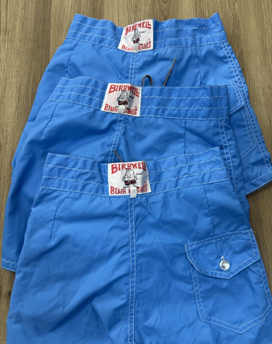 Lot of 3 Birdwell Beach Britches Board Shorts Men’s Size 24 Blue Vintage USA - Picture 7 of 7