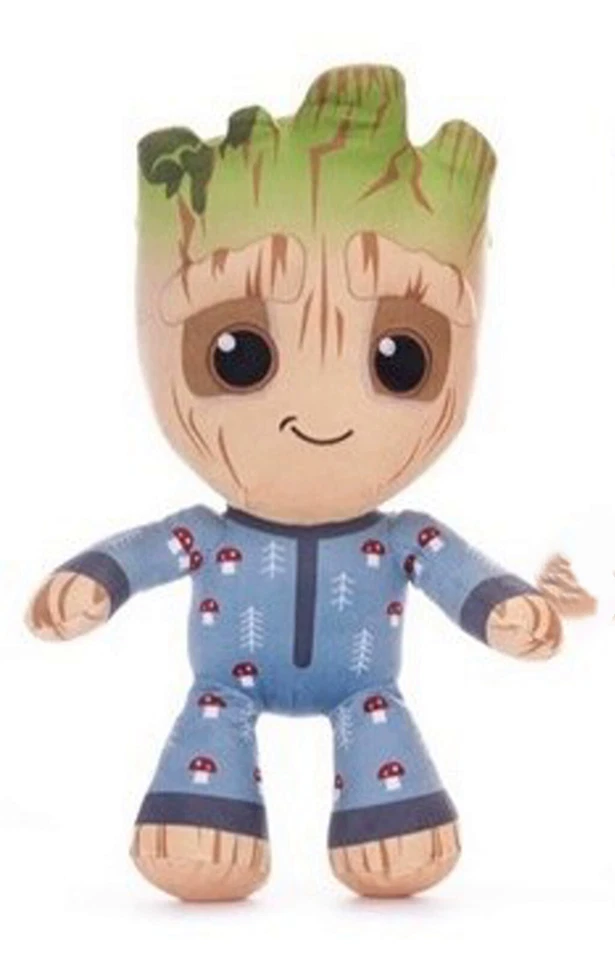 WHITEHOUSE LEISURE Marvel Groot Schlafanzug - I Am Groot Plüsch Püschtier ca. 30 cm Groß