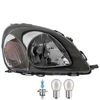 Scheinwerfer Frontscheinwerfer Rechts Halogen H4 FüR Toyota Yaris Inkl. Lampen