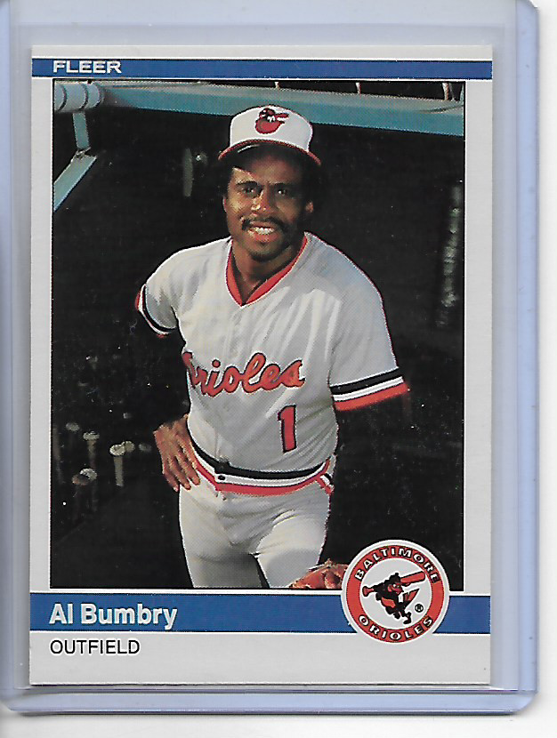1984 Fleer Al Bumbry Card
