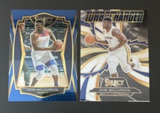 2021 Select Zion Williamson Turbocharged & Base Blue. New Orleans Pelicans LOT